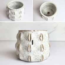 Load image into Gallery viewer, The Leaferie Petit Pots Series 12 . mini small ceramic pot. 9 designs. Design I