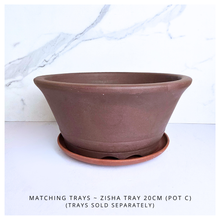 Load image into Gallery viewer, Bonsai flowerpot series 89. bonsai pot with LEAFAERIE branding on a white background