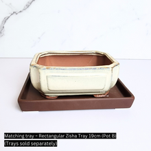 Load image into Gallery viewer, The Leaferie Bonsai Series 55 rectangular bonsai pots. ceramic material 6 colours