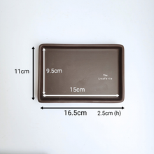Load image into Gallery viewer, The Leaferie Zisha rectangular trays . 2 colours 5 sizes. Purple sand base plate