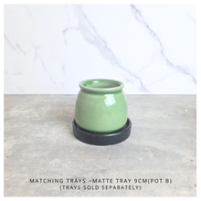 Load image into Gallery viewer, Bonsai 93 Collage of ceramic pots with 'LEAFERIE' branding and 'PETIT BONSAI 93' text.