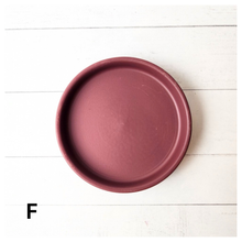 Load image into Gallery viewer, Petit Round Ceramic Trays 9cm (For Petit Pots Series)