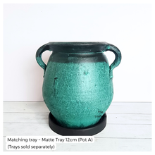 Load image into Gallery viewer, The Leaferie Azura flowerpot. ceramic material 2 designs