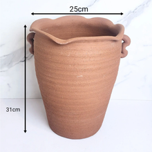 Load image into Gallery viewer, Yucca Tall Terracotta Flowerpot