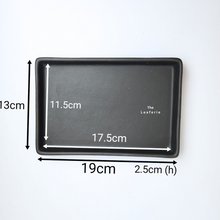 Load image into Gallery viewer, The Leaferie Zisha rectangular trays . 2 colours 5 sizes. Purple sand base plate