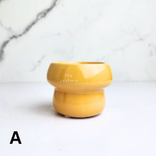 Load image into Gallery viewer, The Leaferie Liv flowerpot. 2 colours ceramic material