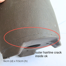 Load image into Gallery viewer, Collection of As-Is Feb 26 ceramic pots with various designs and colors Leaferie brand.