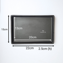 Load image into Gallery viewer, The Leaferie Zisha rectangular trays . 2 colours 5 sizes. Purple sand base plate