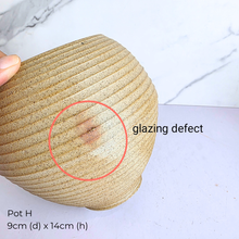 Load image into Gallery viewer, As-is ceramic pots oct/nov 25 with 'LEAFERIE' branding.