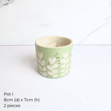 Load image into Gallery viewer, The Leaferie AS-IS Jan 25 . 9 new flowerpots