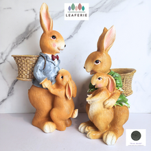 Load image into Gallery viewer, The Leaferie Cossima bunny rabbit flowerpot