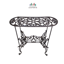 Load image into Gallery viewer, The Leaferie Cast Iron Long Plant Stand