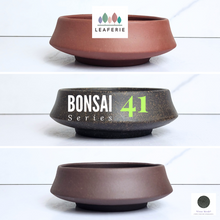 Load image into Gallery viewer, The Leaferie Bonsai pot (Series 41) 3 colour zisha or purple sand material