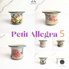 Load image into Gallery viewer, the Leferie petit allegra serie 5. 7 designs floral succulent pot