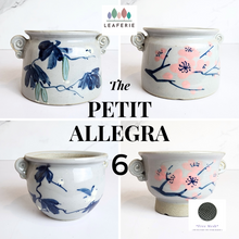 Load image into Gallery viewer, The Leaferie Petit Allegra Serie 6. 4 designs ceramic pot