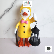 Load image into Gallery viewer, Annalise duck garden decoration with led solar lamp