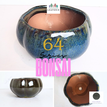 Load image into Gallery viewer, The Leaferie Bonsai pot series 64. 3 colours ceramic pot
