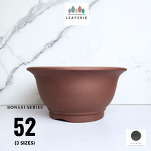 Load image into Gallery viewer, The Leaferie Bonsai Series 52. 3 sizes, zisha pots.