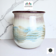 Load image into Gallery viewer, The Leaferie Akpan big colourful flowerpot. ceramic material