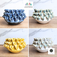 Load image into Gallery viewer, The Leaferie Handmade BLOM ceramic flowerpot. 4 colours