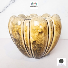 Load image into Gallery viewer, The Leaferie Patja flowerpot beige yellow ceramic pot