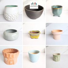 Load image into Gallery viewer, The Leaferie AS-IS Jan 25 . 9 new flowerpots