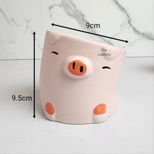 Load image into Gallery viewer, The Leaferie Odell flowerpot . 2 designs pink and white ceramic pot.