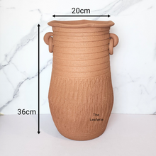 Load image into Gallery viewer, The Leaferie Yett Tall terracotta pot