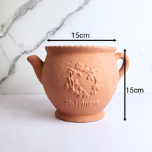 Load image into Gallery viewer, The Leaferie Yaarog terracotta kettle pot.