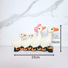 Load image into Gallery viewer, The Leaferie Fabian cast Iron duck garden decoration