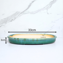 Load image into Gallery viewer, The Leaferie Bonsai Series 71 flowerpot. 2 colours oval shape and shallow