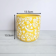 Load image into Gallery viewer, The Leaferie Mira floral ceramic pot