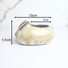 Load image into Gallery viewer, The Leaferie Allie Animal (Series 4) Rabbit team ceramic pot