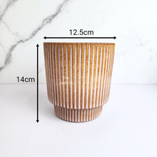 Load image into Gallery viewer, The Leaferie Celine ceramic flowerpot. 2 colours