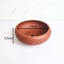 Load image into Gallery viewer, The Leaferie Bonsai Serie 59 zisha / purplesand pot