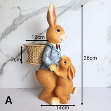 Load image into Gallery viewer, The Leaferie Cossima bunny rabbit flowerpot