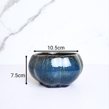 Load image into Gallery viewer, The Leaferie Bonsai pot series 64. 3 colours ceramic pot