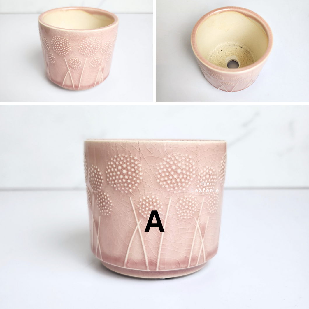 The Leaferie Petit Pots series 15. ceramic small pots. 9 designs