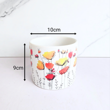 Load image into Gallery viewer, The Leaferie Marni Floral ceramic pot.