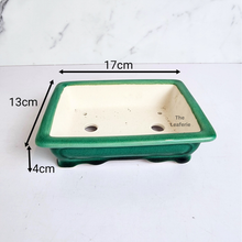 Load image into Gallery viewer, The Leaferie Bonsai Series 67. 3 colours rectangular ceramic pot.