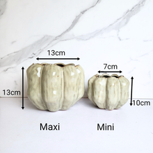 Load image into Gallery viewer, The Leaferie Beaumont flowerpot 2 sizes ceramic flowerpot