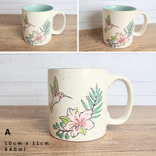 Load image into Gallery viewer, The Leaferie Olivier mug (Series 2) Ceramic mug 6 designs. Design A