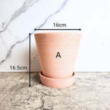 Load image into Gallery viewer, Yael Terracotta Flowerpot (3 sizes)