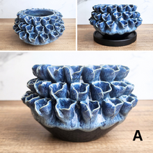 Load image into Gallery viewer, The Leaferie Handmade BLOM ceramic flowerpot. 4 colours