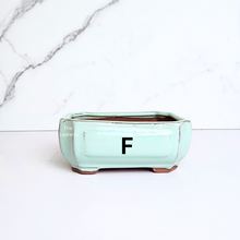 Load image into Gallery viewer, The Leaferie Bonsai Series 55 rectangular bonsai pots. ceramic material 6 colours
