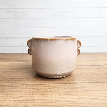 Load image into Gallery viewer, The Leaferie Phirun pot. 2 designs ceramic pot with handle