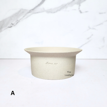 Load image into Gallery viewer, The Leaferie Vega flowerpot. 3 colours ceramic pot