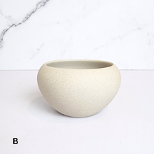 Load image into Gallery viewer, The Leaferie Inaya ceramic flowerpot . 2 colours. brown and beige