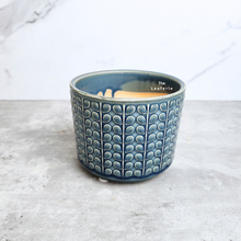 Load image into Gallery viewer, The Leaferie Avery blue flowerpot. ceramic material