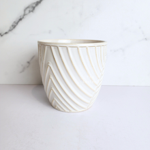 Load image into Gallery viewer, The Leaferie Sofiya white ceramic pot